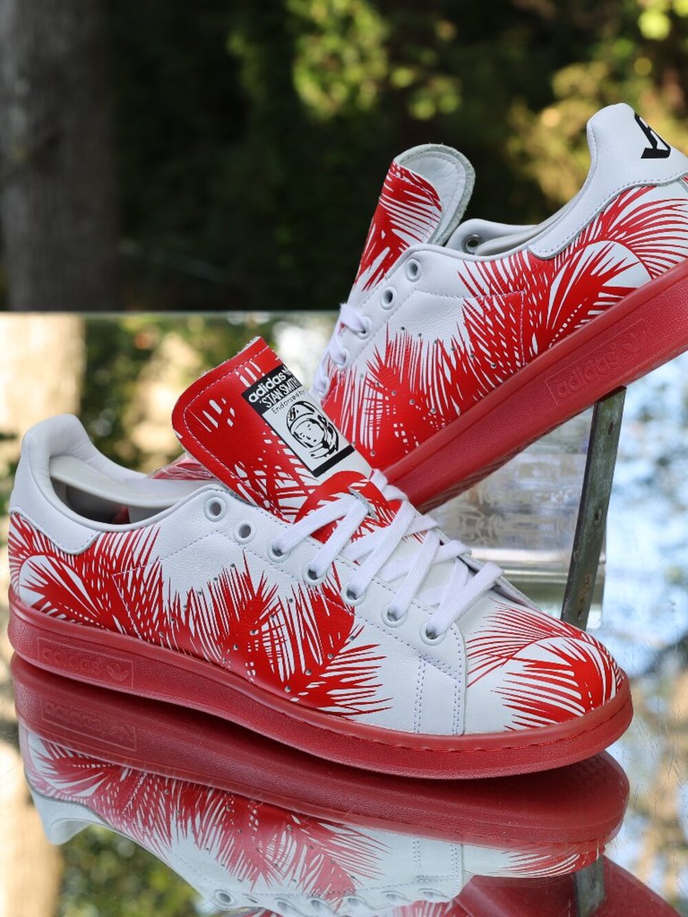 Adidas Stan Smith Pharrell BBC Palm Tree Red
